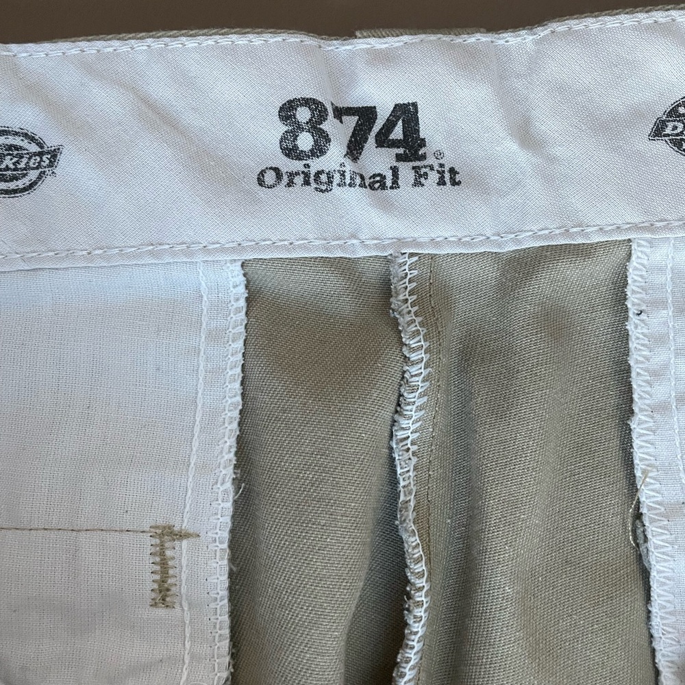 Dickies Tan Chinos Classic Straight-Leg Pants - Picture 3 of 8